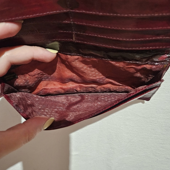 Authentic EEL skin Wallet checkbook cover - Picture 7 of 11